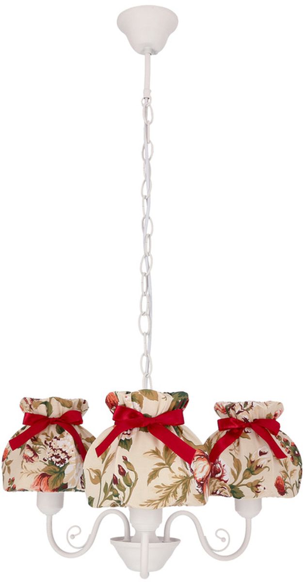 Candellux Rozano lampada sospesa 3x40 W bianco-multicolore 33-36902