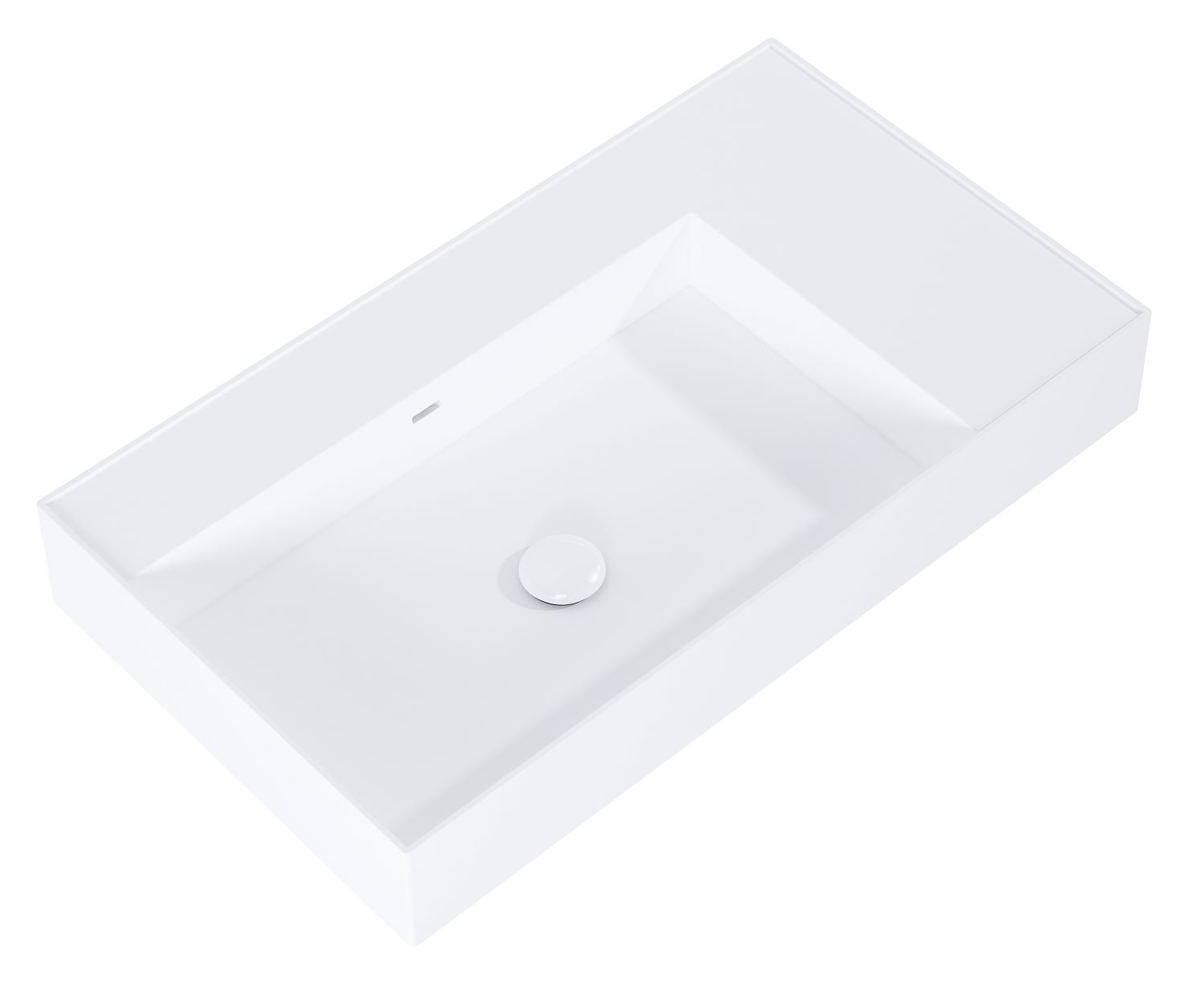 Elita Level lavabo 80.5x45.5 cm rettangolare a parete bianco RE041461175290