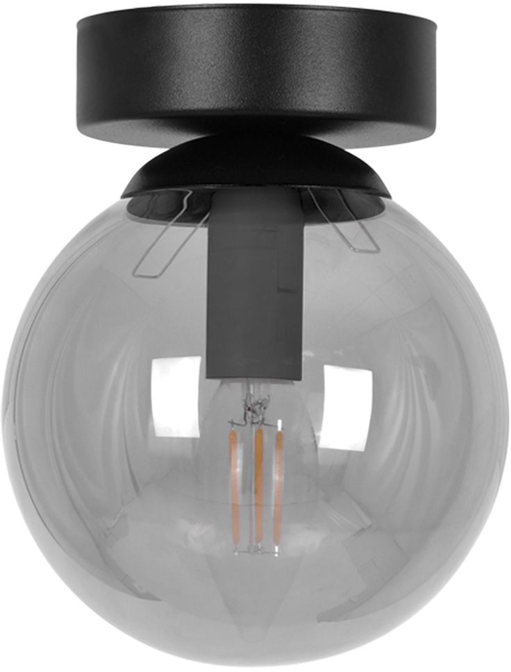 Kaja Megan lampada da soffitto 1x10 W nero-grafite K-5363