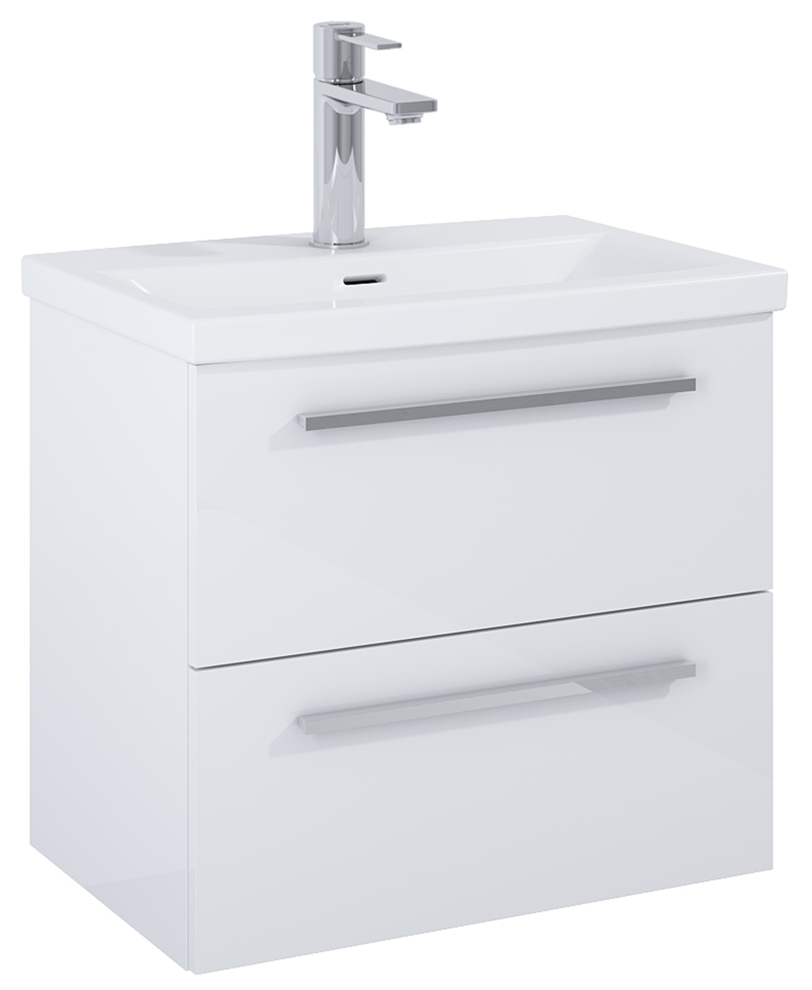 Roca Kwadro armadietto 60x38.4x53 cm sottolavabo sospeso bianco A857969806