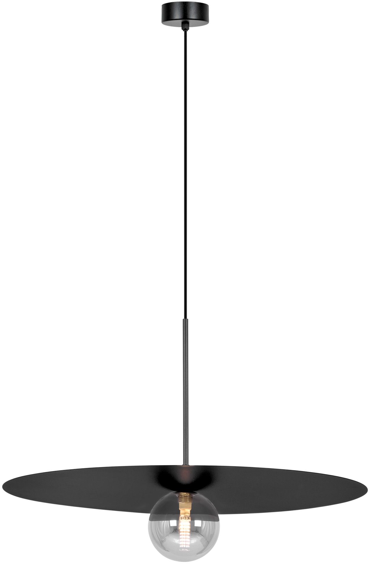 Kaja Sante lampada sospesa 1x10 W nero-grafite K-5383