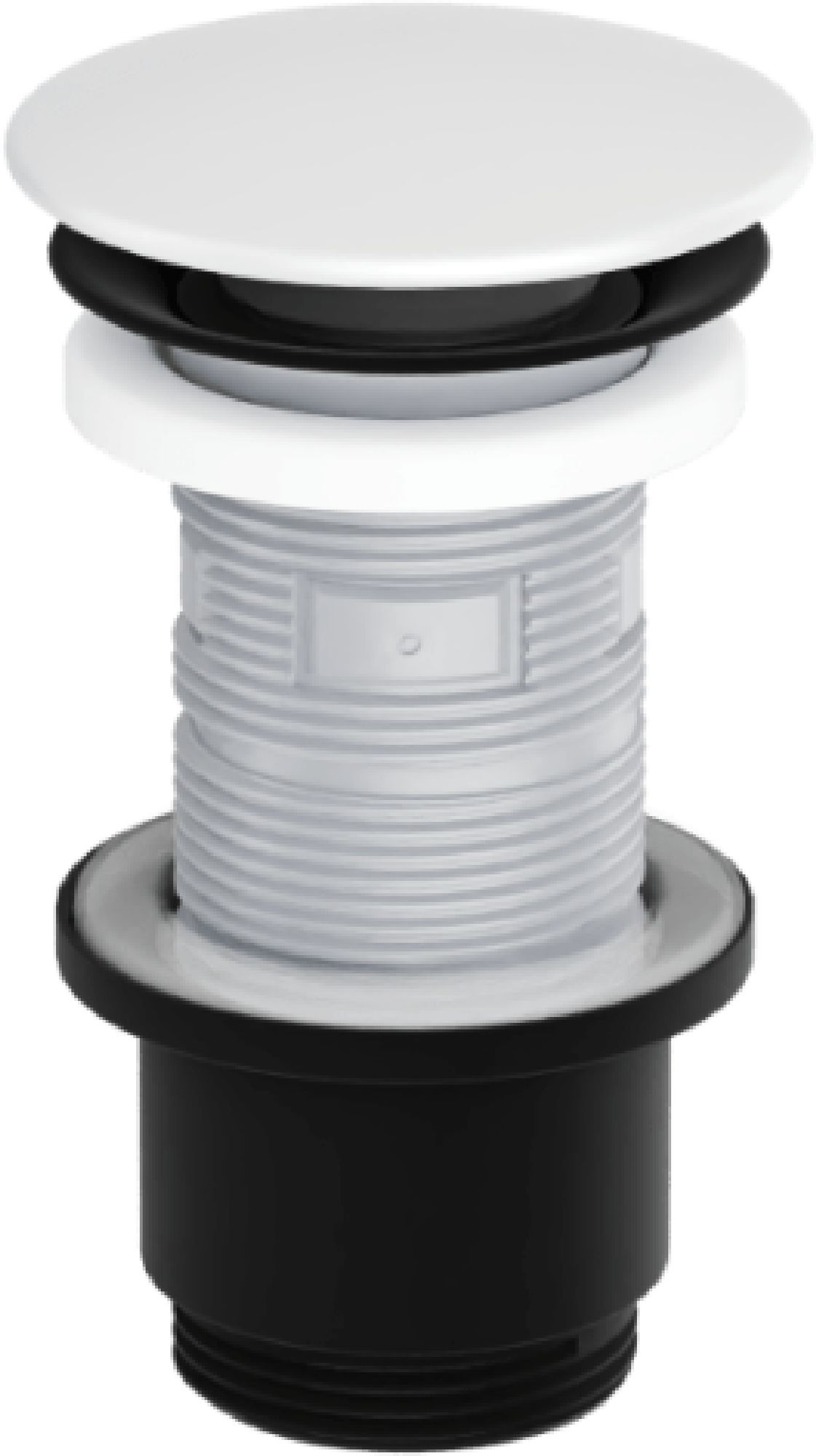 Excellent Design tappo per lavabo nero-bianco ARIN.1485.K.01.WHMBL