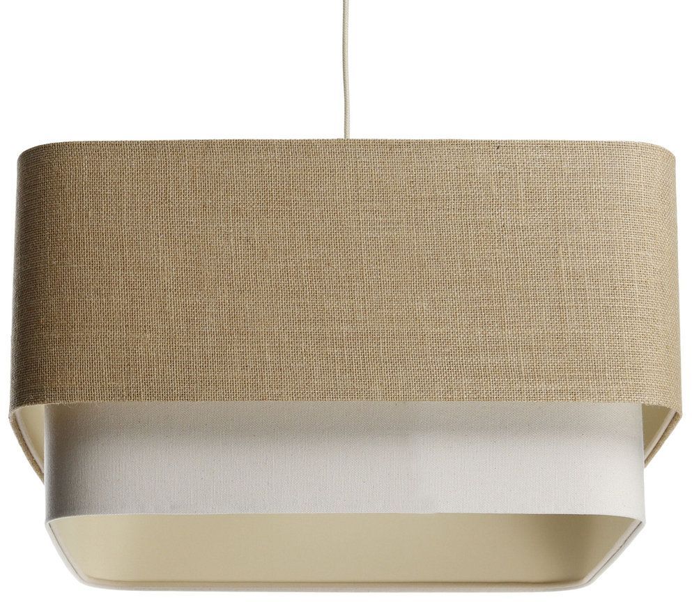BPS Koncept Kwadro duo lampada sospesa 1x60 W beige KWD-001