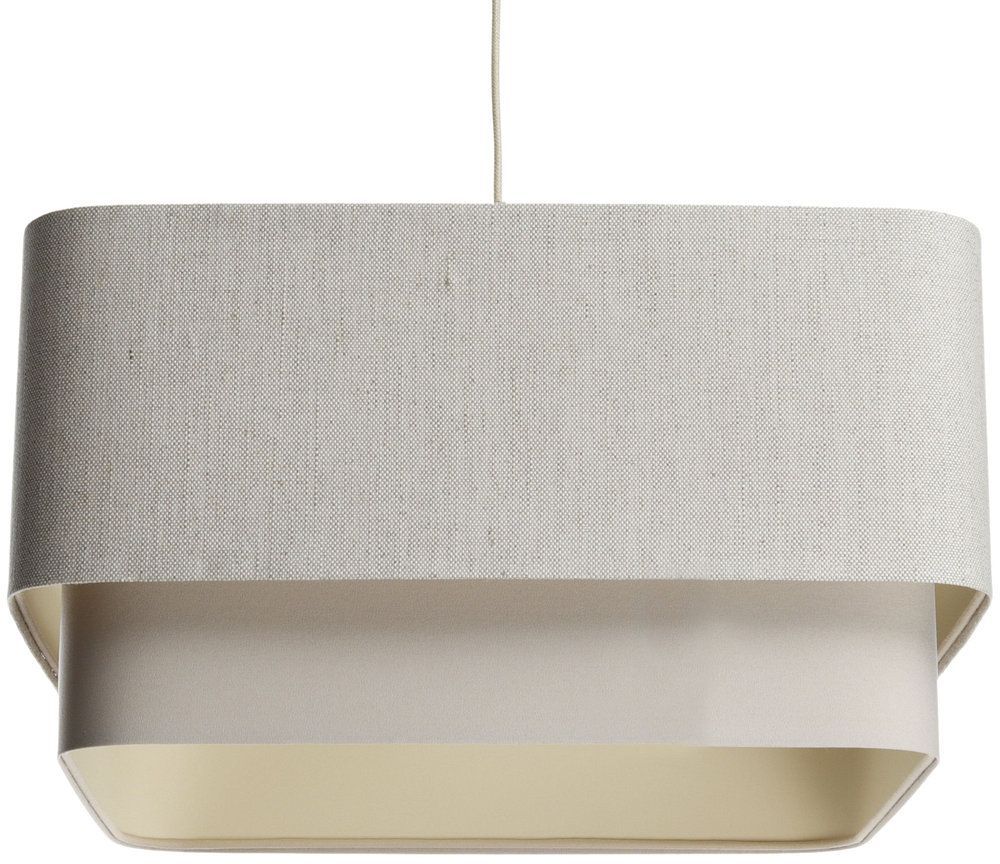 BPS Koncept Kwadro duo lampada sospesa 1x60 W crema-beige KWD-002