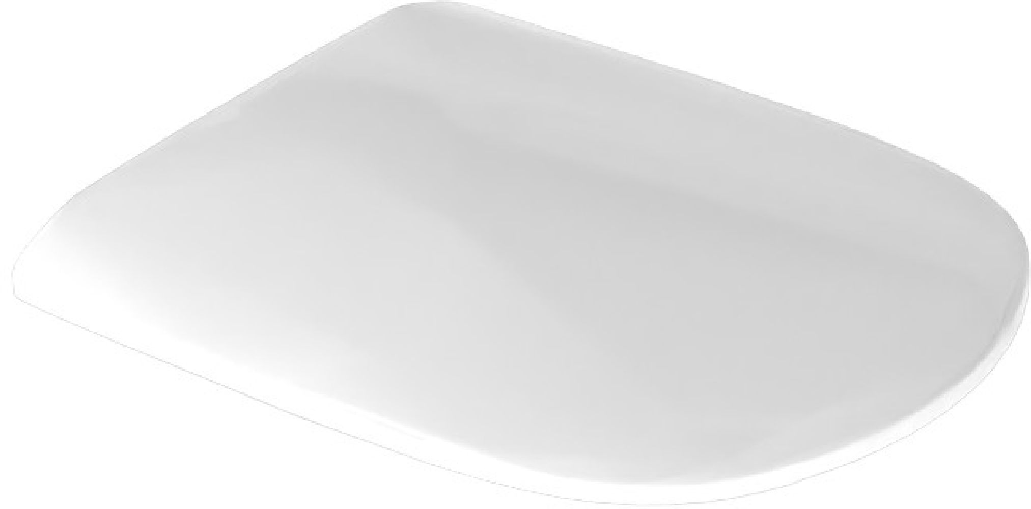 Excellent Luqa copriwater a discesa lenta bianco CEAC.6405.480.WH