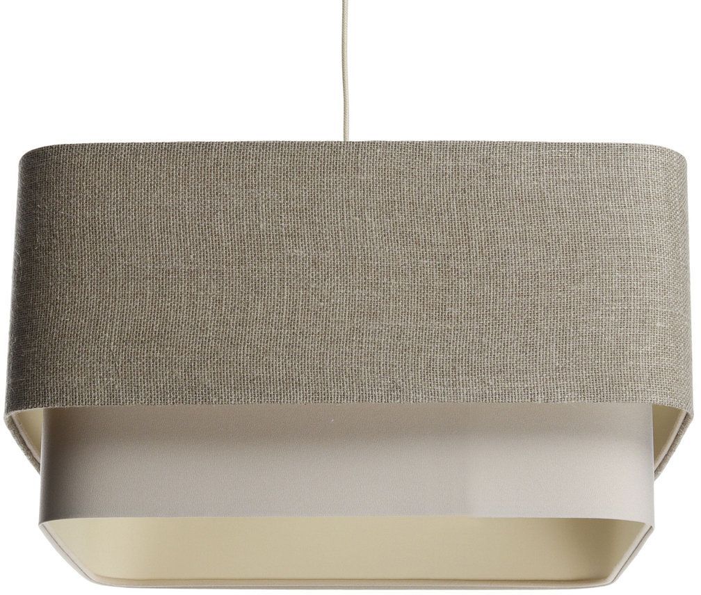 BPS Koncept Kwadro duo lampada sospesa 1x60 W beige KWD-009