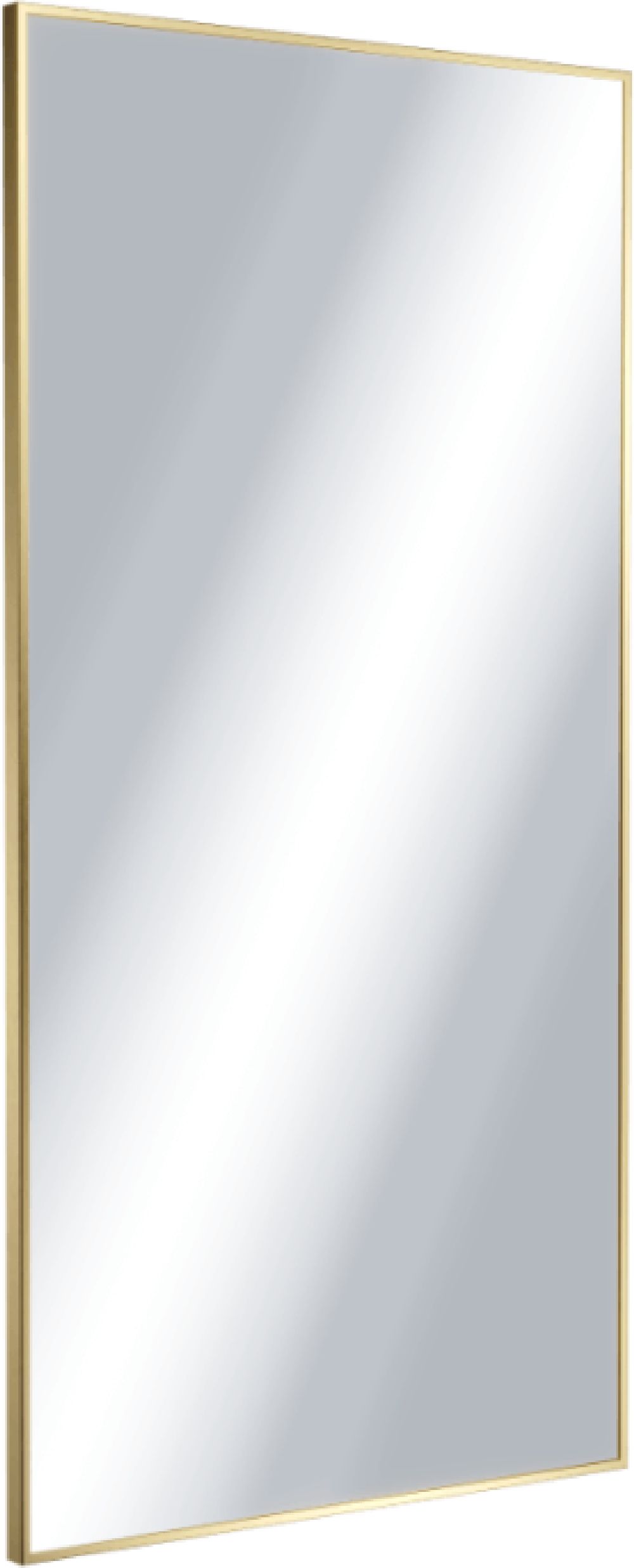 Excellent Kuadro specchio 100x50 cm rettangolare oro DOEX.KU100.050.GB