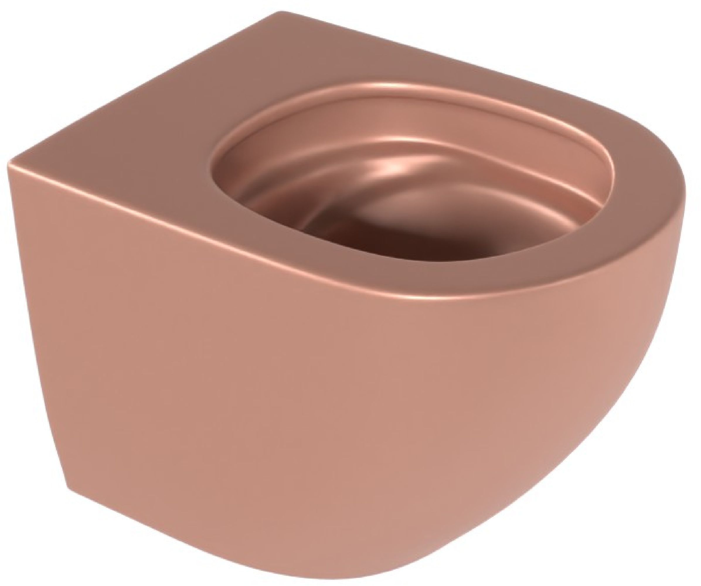 Excellent Luqa vaso wc sospeso senza brida con scarico a vortice opaco CEAC.6403.480.TEM