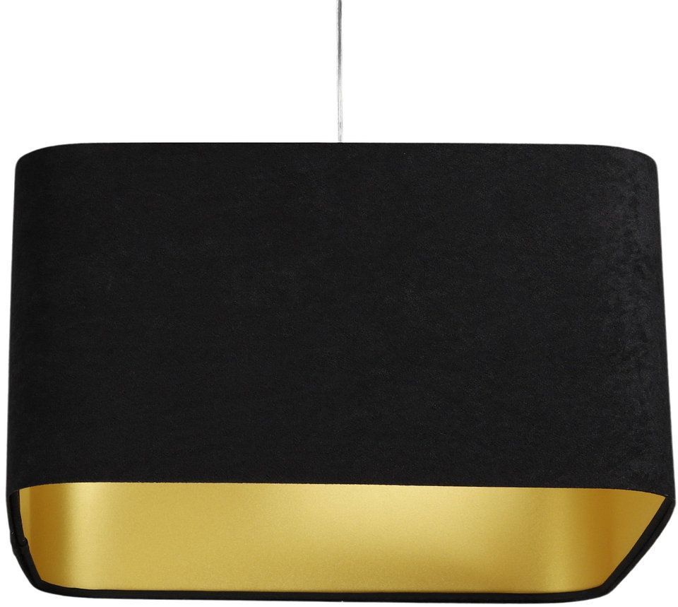 BPS Koncept Kwadro sue lampada sospesa 1x60 W nero-oro KW-106-40W25