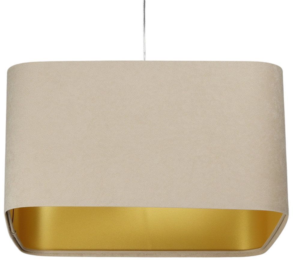 BPS Koncept Kwadro sue lampada sospesa 1x60 W oro-beige KW-107-40W20