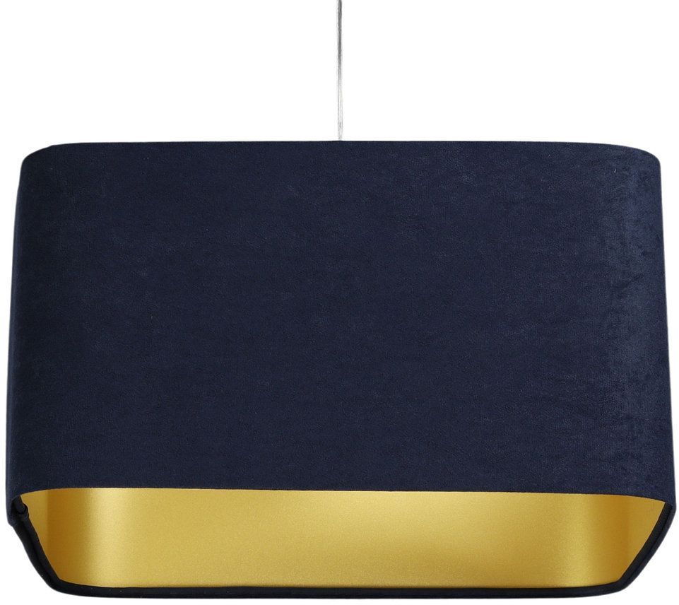 BPS Koncept Kwadro sue lampada sospesa 1x60 W oro -blu scuro KW-108-40W20