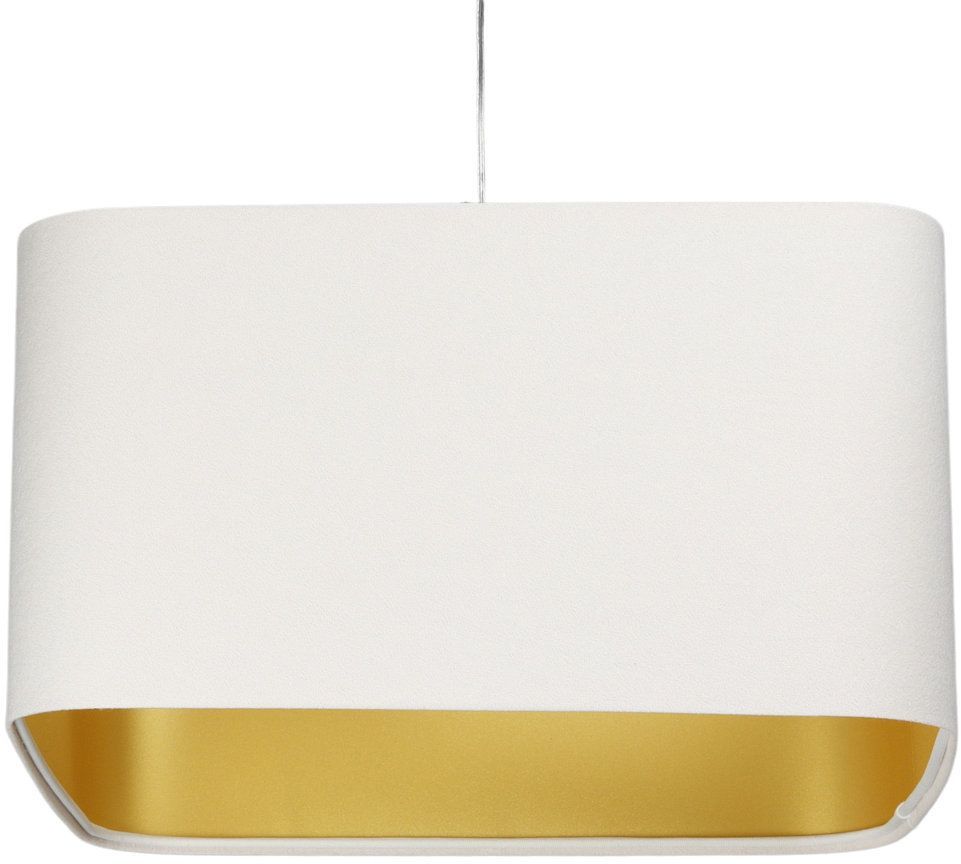 BPS Koncept Kwadro sue lampada sospesa 1x60 W bianco-oro KW-109-40W25