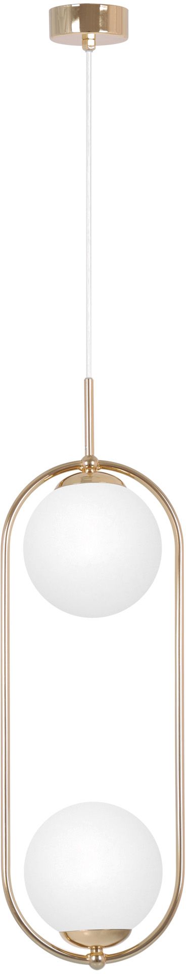 Kaja Ritus lampada sospesa 2x10 W bianco-oro K-5392