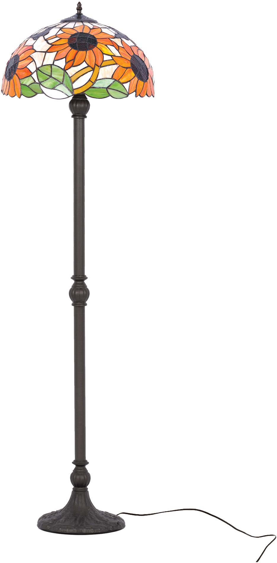 Kaja Sunflower lampada da terra 2x20 W multicolore K-F16814