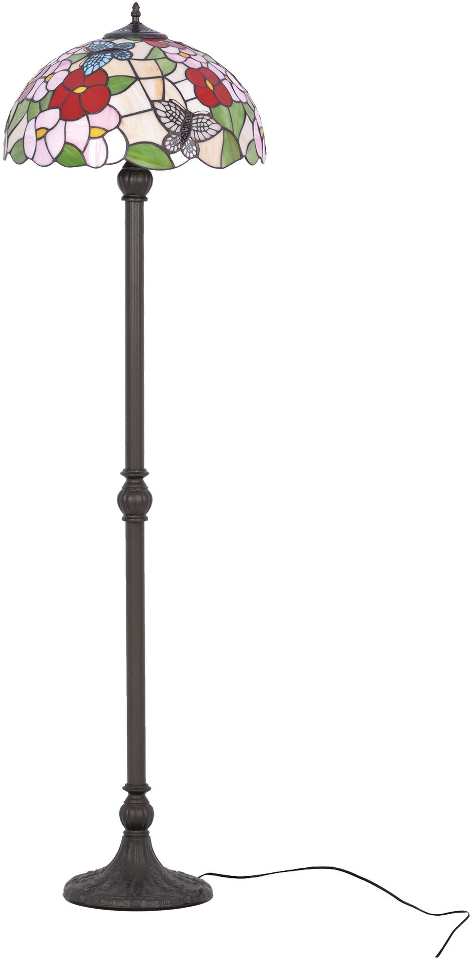 Kaja Butterfly lampada da terra 2x20 W multicolore K-F161386