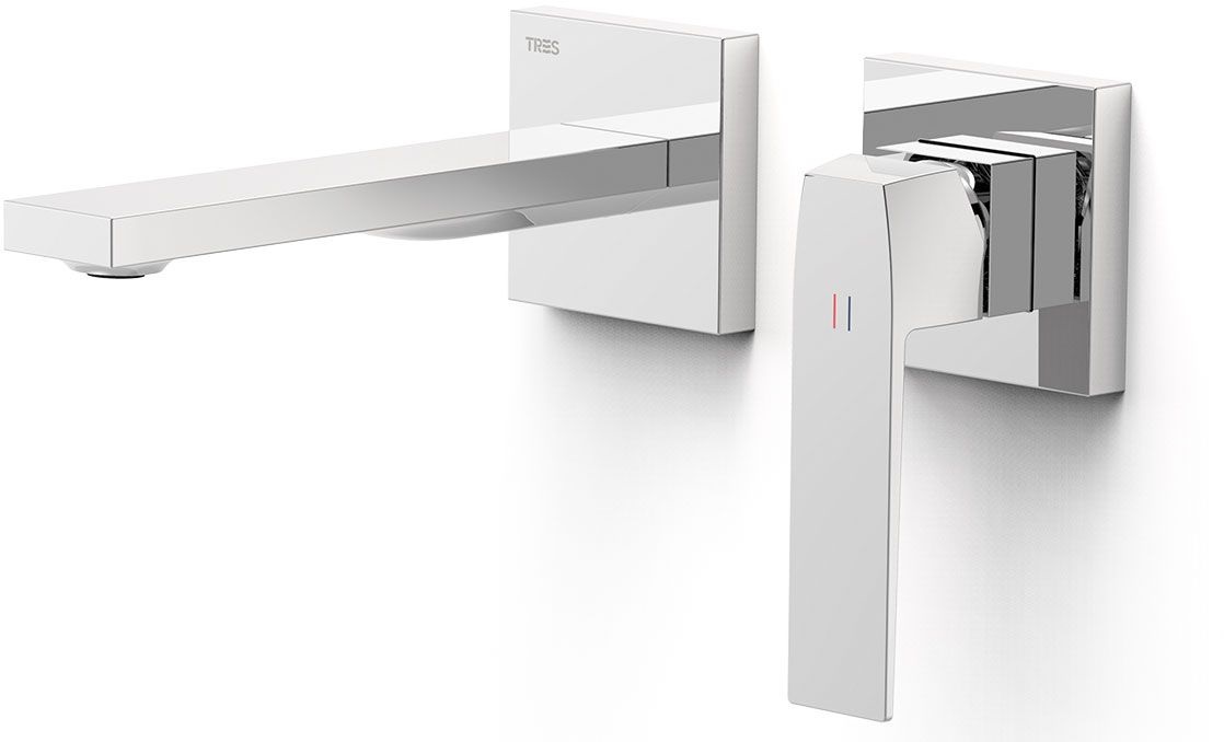 Tres Slim Exclusive rubinetto per lavabo da incasso cromo 20230021