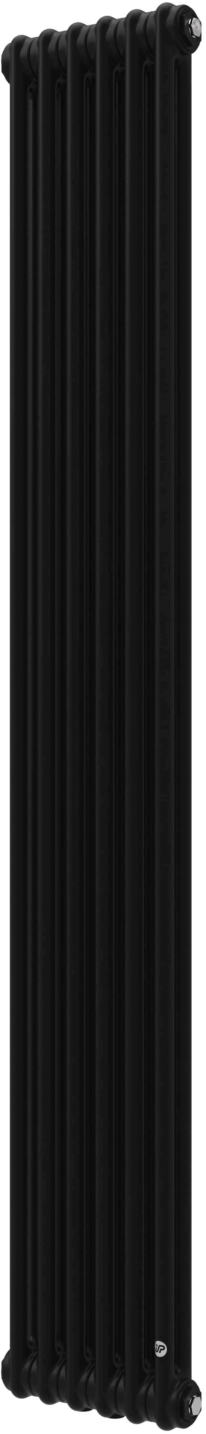 Instal Projekt Tubus 2 radiatore per ambienti 179.3x29 cm podłączenie inferiore nero TUB2-180/06D50C75