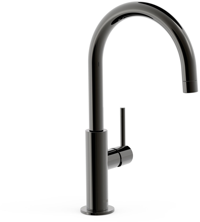 Tres Study Exclusive rubinetto per lavabo verticale nero 26290402KM