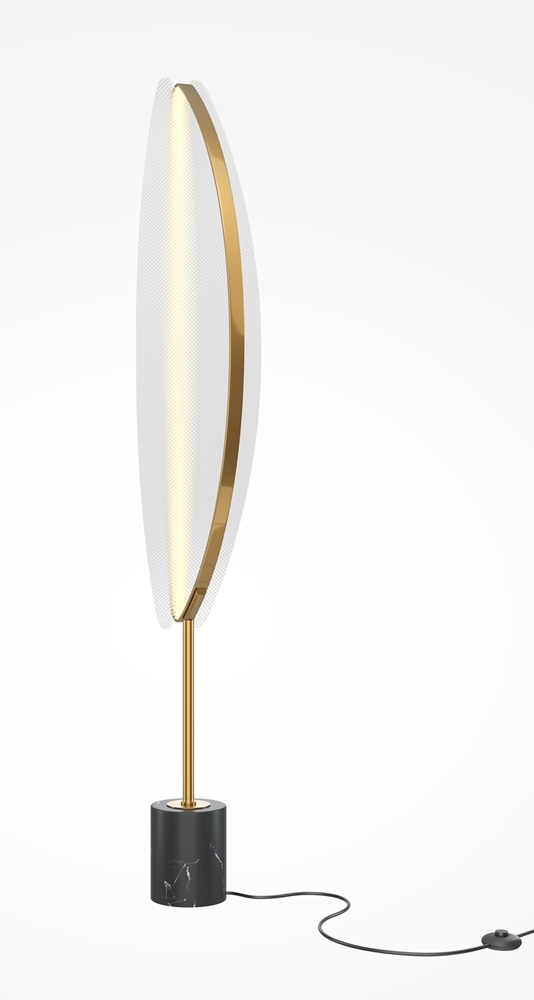 Maytoni Breeze lampada da terra 1x33 W ottone MOD281FL-L33BS3K