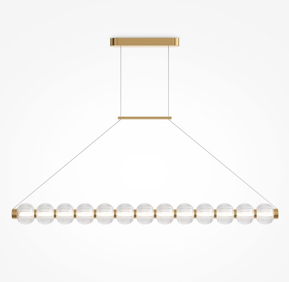 Maytoni Amulet lampada sospesa 1x22 W trasparente-oro MOD555PL-L18G3K
