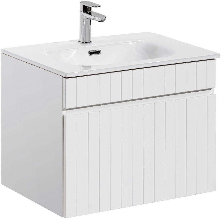 Set armadietto Comad Iconic White ICONIC WHITE 82-60-D-1S, lavabo Comad Sky SKY60-8099