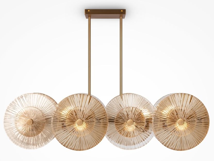 Maytoni Aster lampada sospesa x40 W oro MOD007PL-08G1