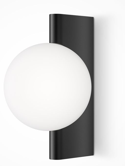 Maytoni Avant-garde lampada da parete 1x25 W bianco-nero MOD324WL-01B