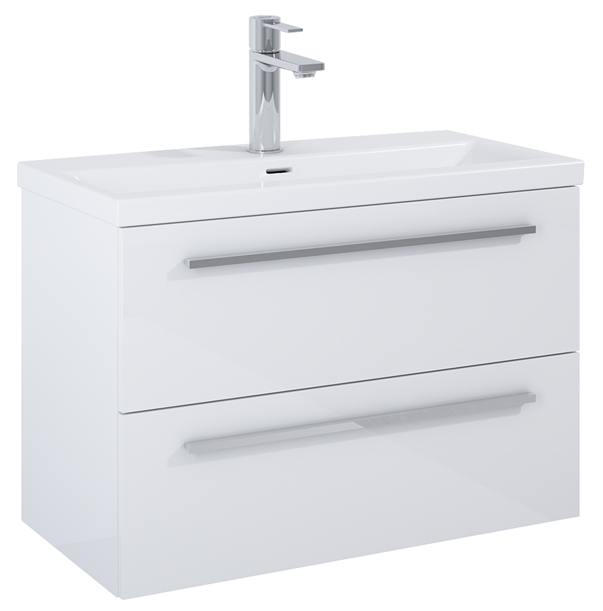 Roca Kwadro armadietto 79.8x38.4x53 cm sottolavabo sospeso bianco A857970806