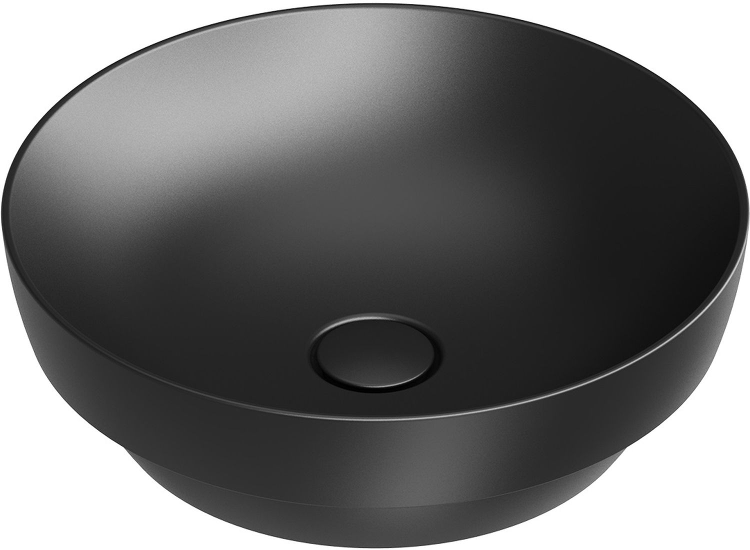 Catalano Sfera lavabo 40x40 cm rotonda da incasso nero 0524400022