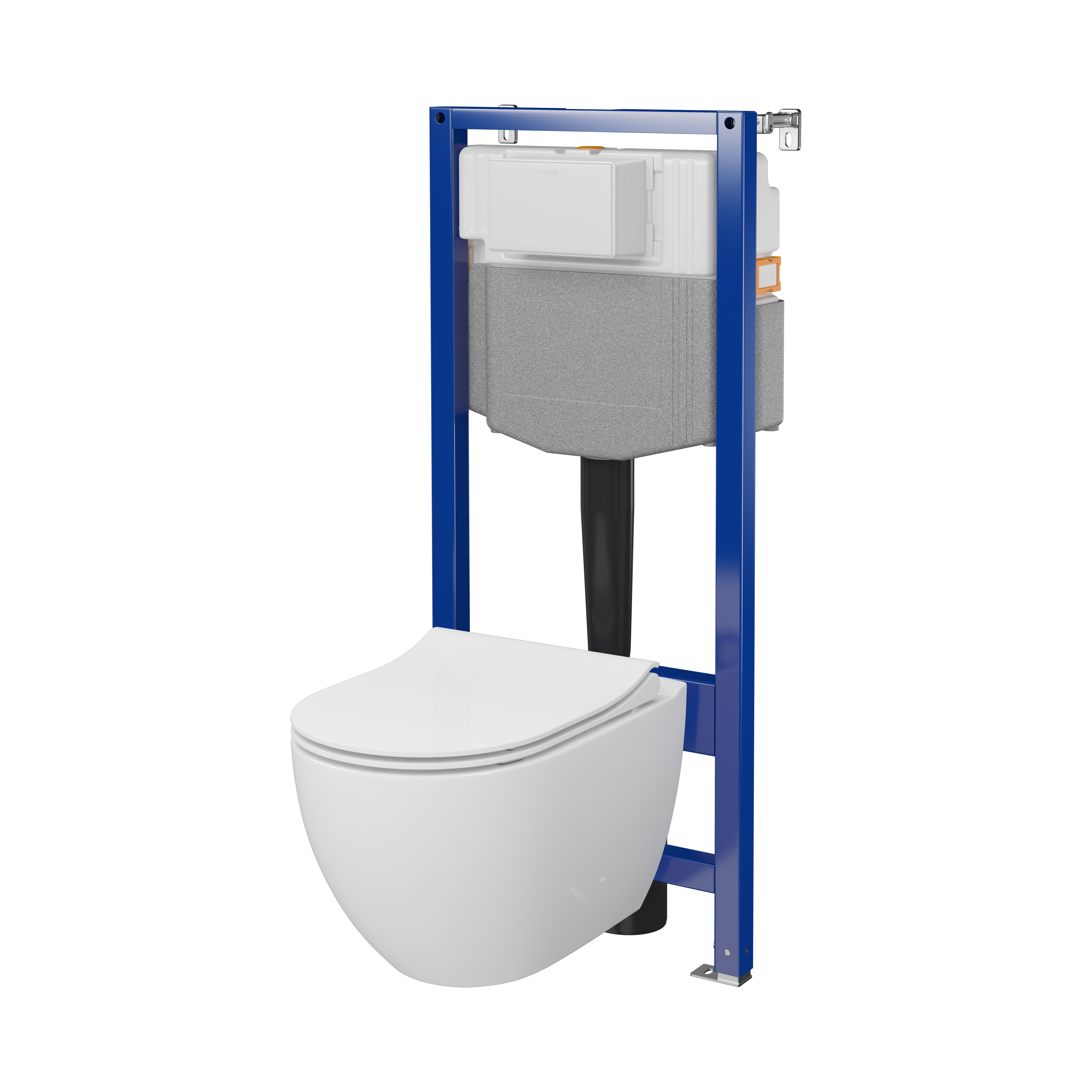 Cersanit Zen set vaso wc con copriwater e modulo di installazione S701-926