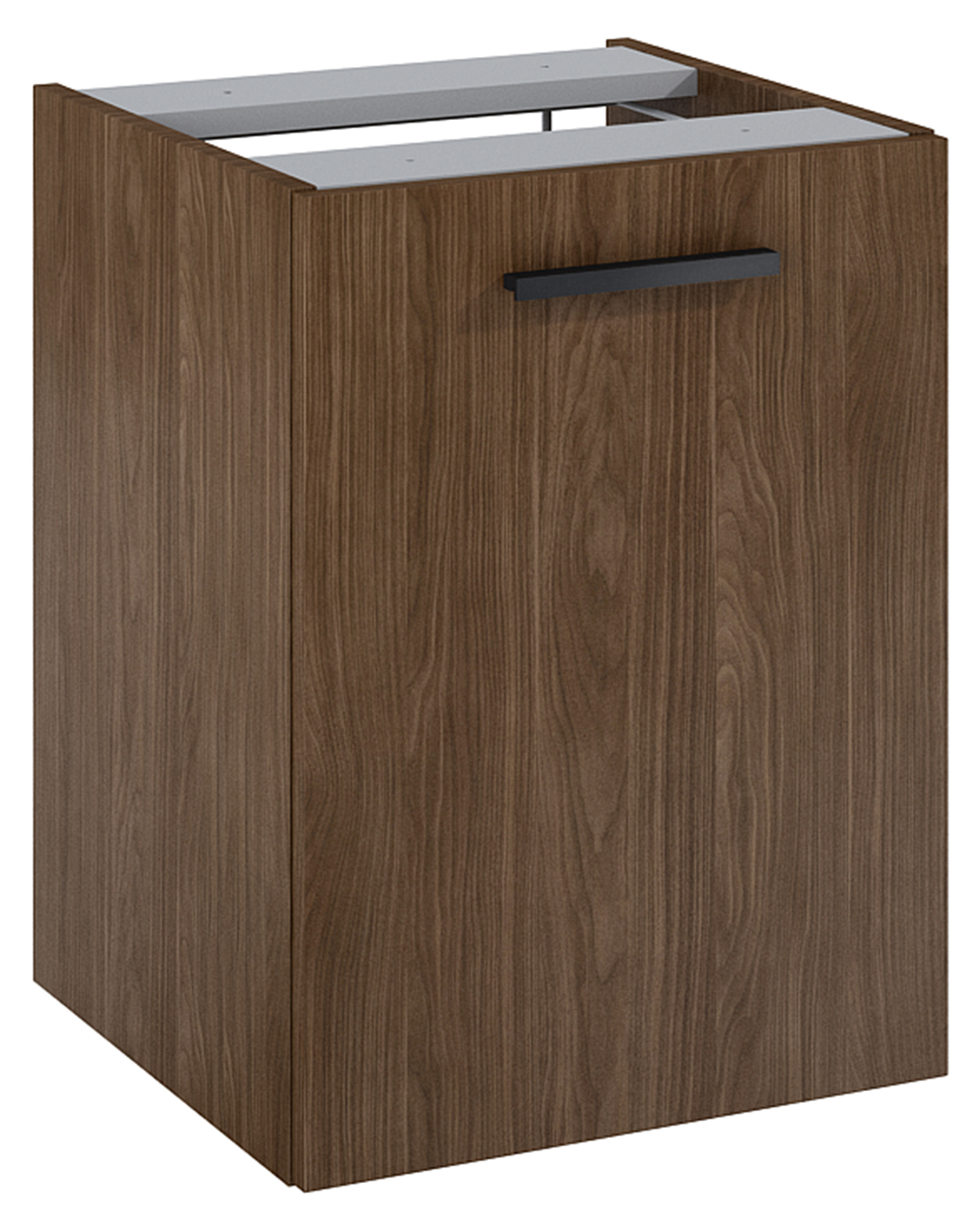 Roca Kwadro armadietto 39.8x38.4x53 cm laterale sospeso noce A857973540