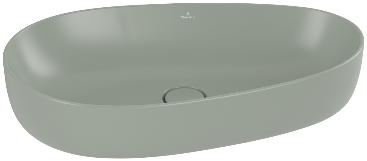 Villeroy & Boch Antao lavabo 65x40 cm ovale da appoggio verde 4A7465R8