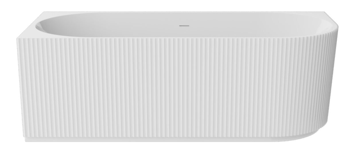 Besco Denaya vasca da bagno a parete 170x78 cm bianco #WAS-170-DLW