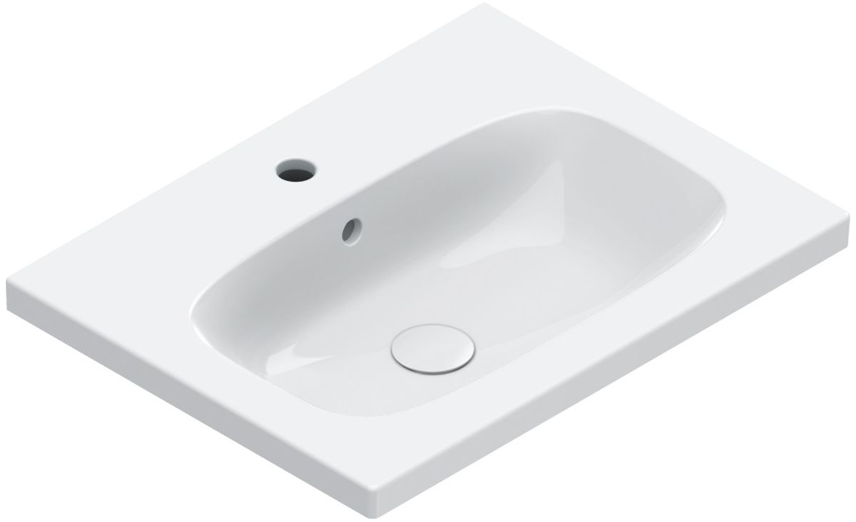 Catalano Alvea lavabo 60x46 cm rettangolare a parete-da mobile bianco 0620601001