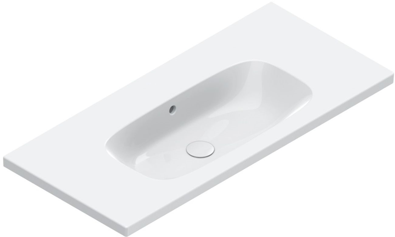 Catalano Alvea lavabo 100x46 cm rettangolare a parete-da mobile bianco 0621010001
