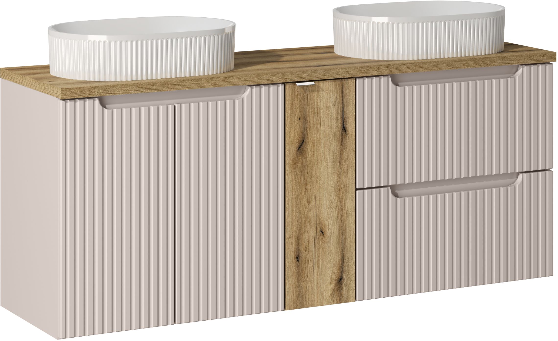 Set armadietto Comad Nova Cashmere NOVA CASHMERE 82-60-2S, armadietto Comad Nova Cashmere NOVA CASHMERE 82-60-2D, BEYOND 5 WHITE ( E-6564 ), NOVA OAK A 81-20-1D(W81-01A), NOVA OAK A 89-140