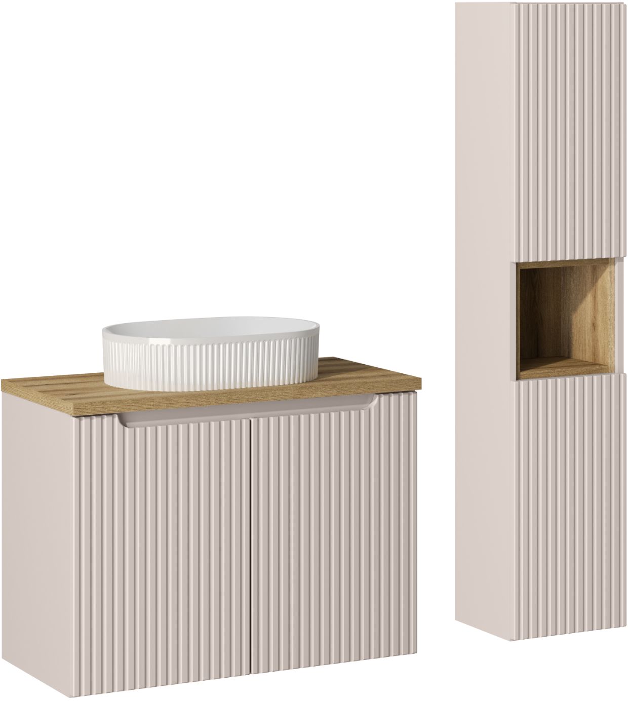 Set armadietto Comad Nova Cashmere NOVA CASHMERE 82-80-2D, armadietto Comad Nova Cashmere NOVA CASHMERE 80-03-2D, BEYOND 5 WHITE ( E-6564 ), NOVA OAK A 83-27-Q(W83-04A), NOVA OAK A 89-80