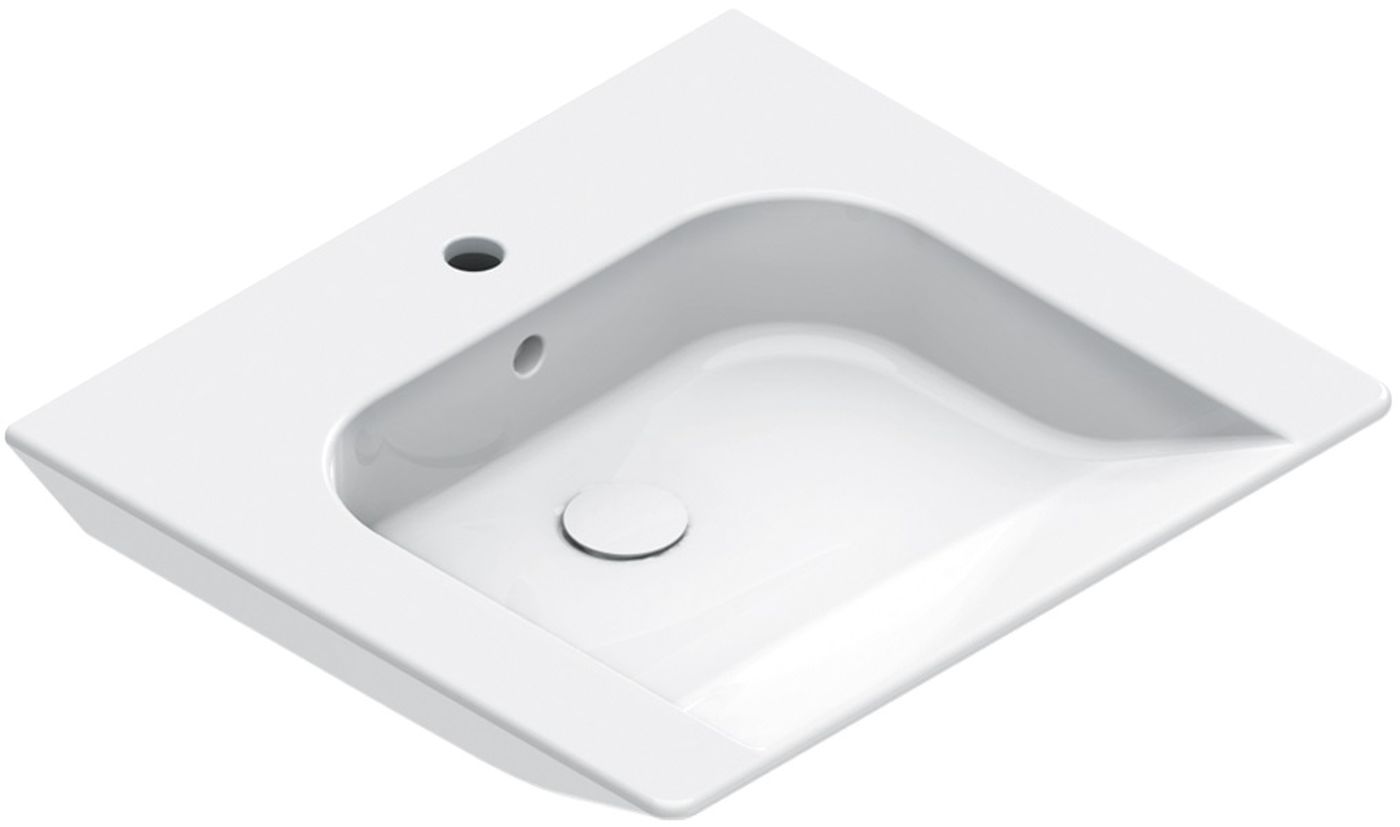 Catalano Comfort lavabo 60x55 cm rettangolare a parete bianco lucida 0920601001