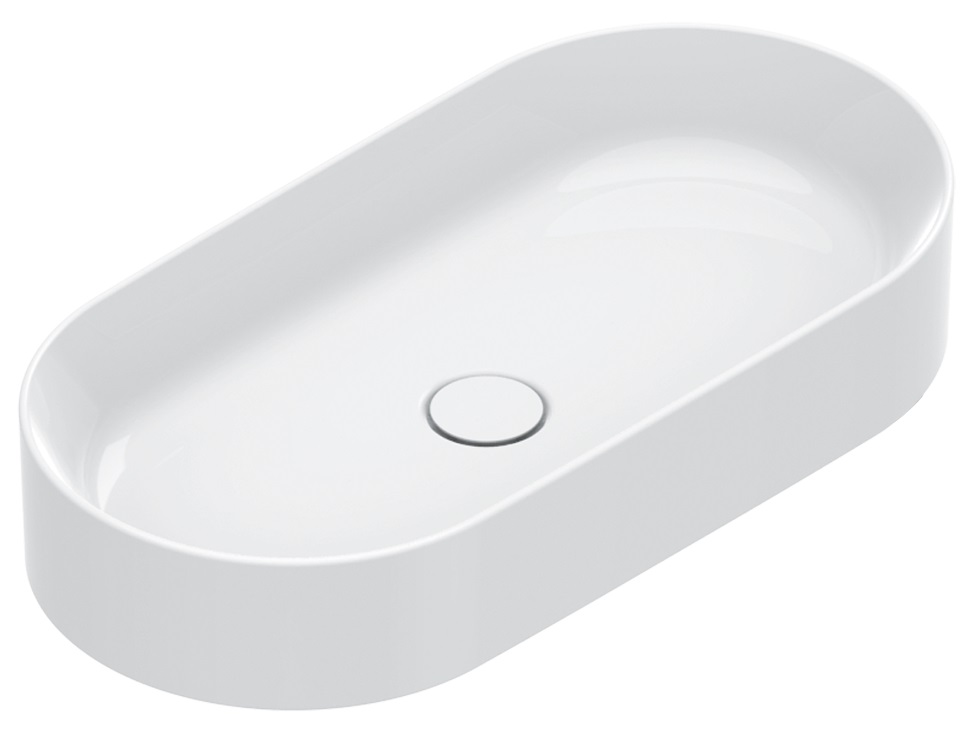 Catalano Zero lavabo 70x35 cm ovale da appoggio bianco 0122700001