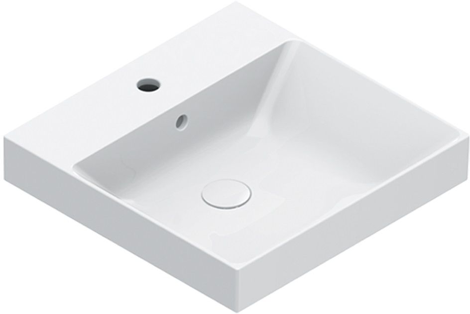 Catalano Zero lavabo 50x50 cm quadrata da appoggio bianco 0120501001