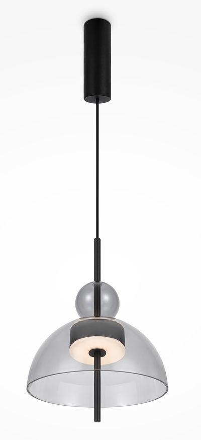Maytoni Bangkok lampada sospesa 1x12 W nero MOD185PL-L11B3K1