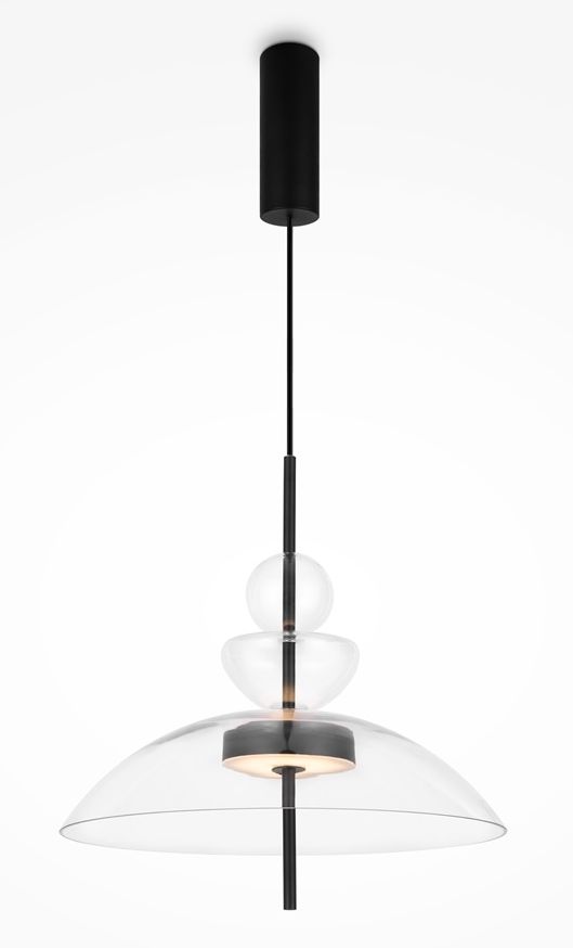Maytoni Bangkok lampada sospesa 1x12 W nero MOD185PL-L6B3K3