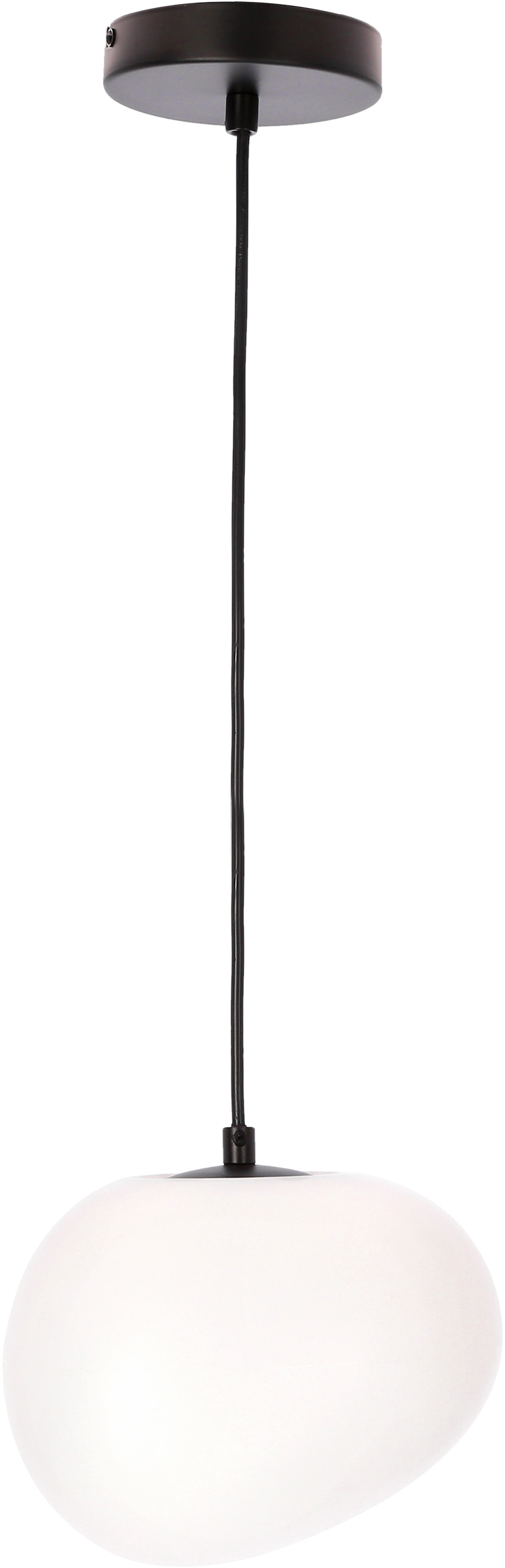 Candellux Stones lampada sospesa 1x40 W bianco-nero 31-35127