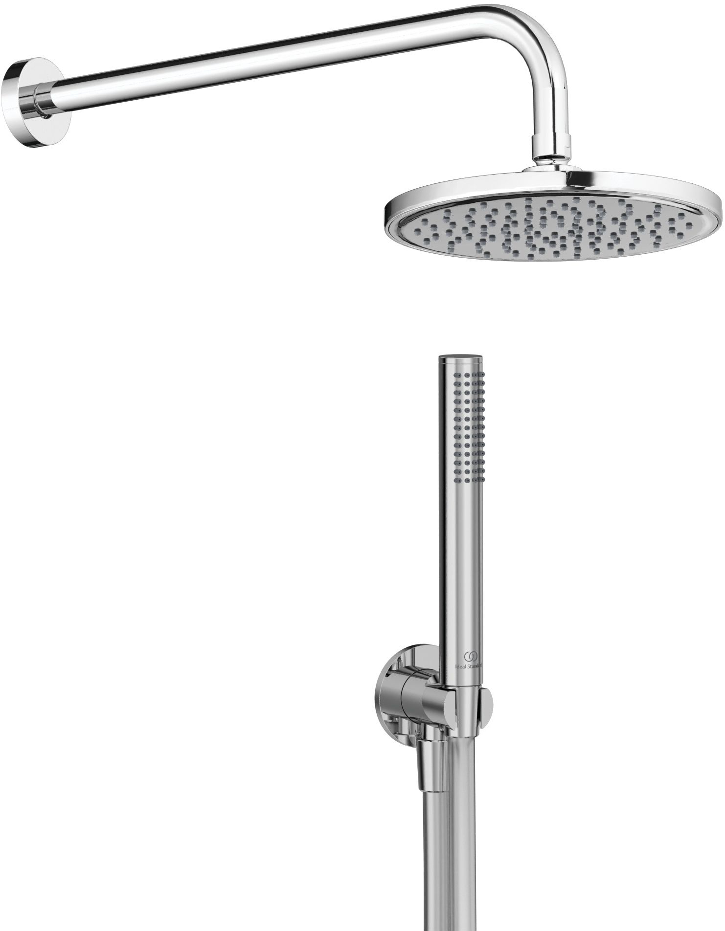 Ideal Standard Idealrain set doccia da incasso con soffione cromo BD389AA