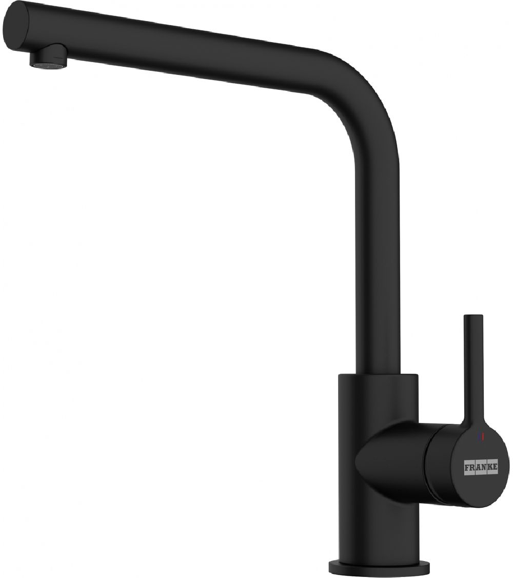 Franke Lina L rubinetto da cucina verticale nero 115.0693.393