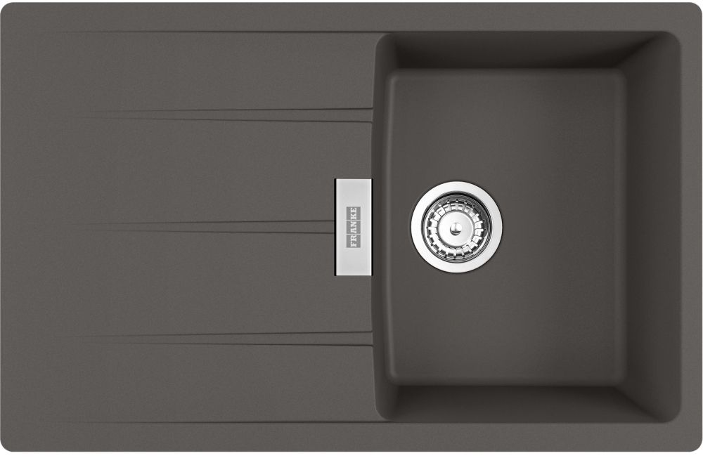 Franke Centro lavello in granito 78x50 cm grigio/grafite/inox 114.0716.324