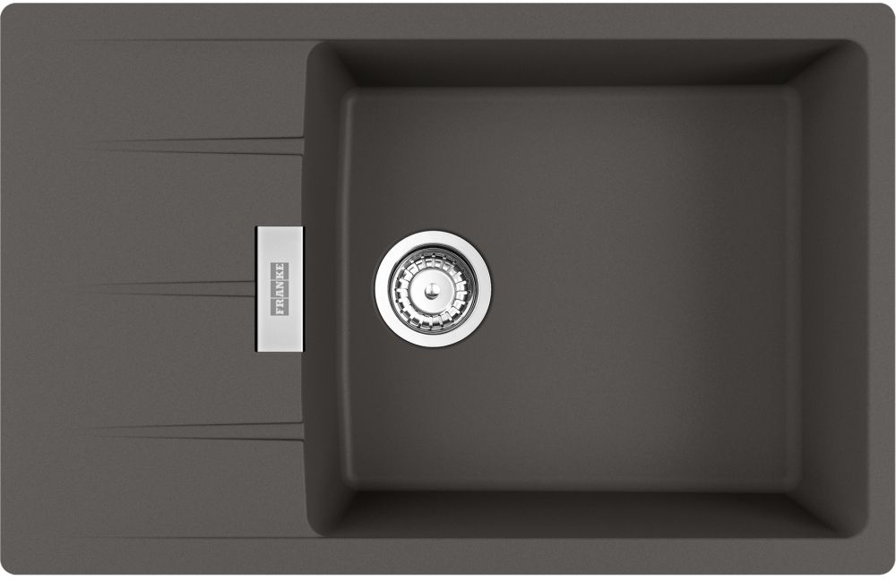 Franke Centro lavello in granito 78x50 cm grigio/grafite/inox 114.0716.325