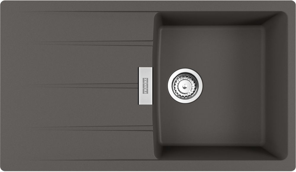 Franke Centro lavello in granito 86x50 cm grigio/grafite/inox 114.0716.326