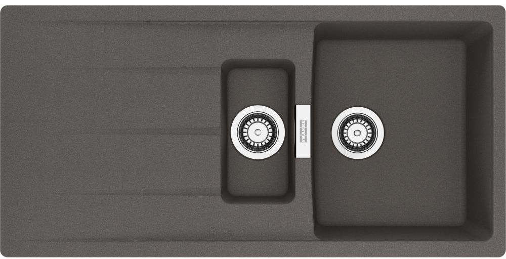 Franke Centro lavello in granito 100x50 cm grigio/grafite/inox 114.0716.327