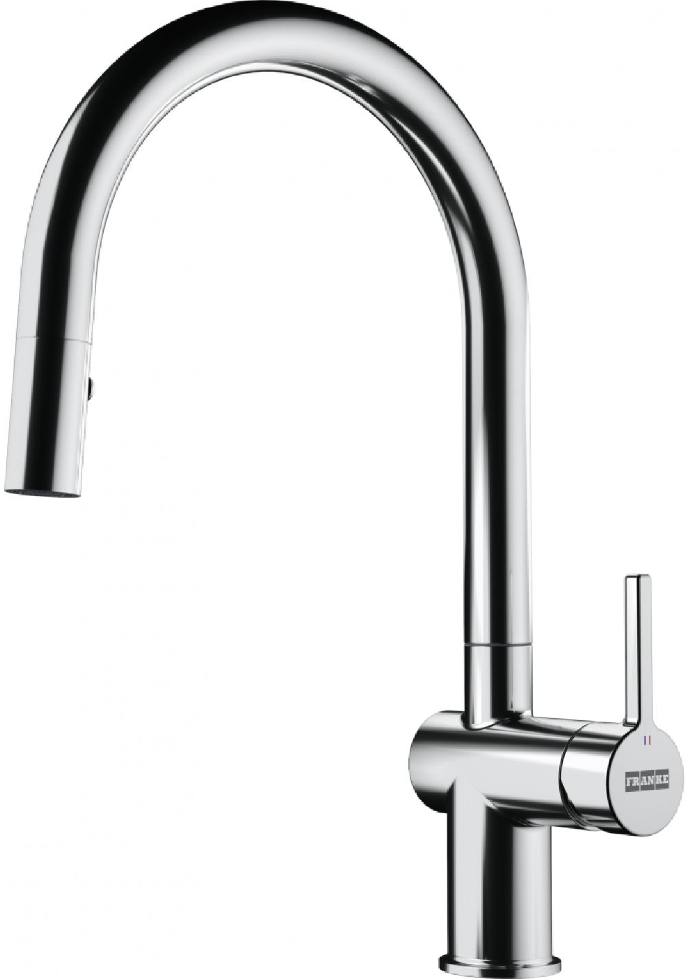 Franke Active J Pull-Out Spray rubinetto da cucina verticale cromo 115.0653.401